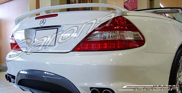 Custom Mercedes SL Trunk Wing  Convertible (2003 - 2012) - $299.00 (Manufacturer Sarona, Part #MB-049-TW)